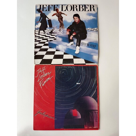 Jeff Lorber Galaxian Step By Step LP Lot Arista VG Cleaned